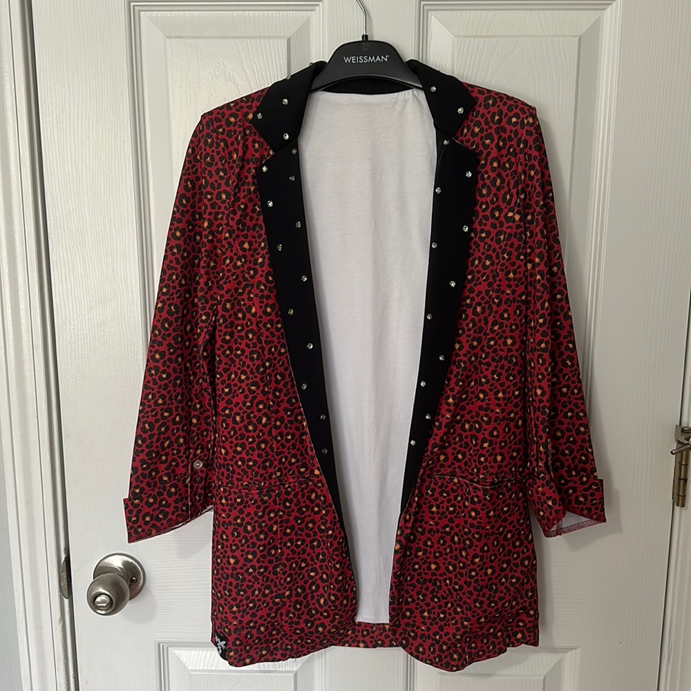 NX3 Animal Print Blazer Dance Costume Child Medium